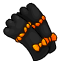 Одежда: Чёрные ведьминские перчатки