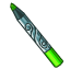 Внешность: Зеленый контурный карандаш