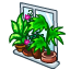 Окно с комнатными растениями