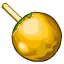 Яблоко в золотой карамели
