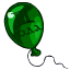 Игрушки: Темно-зелёный праздничный шарик