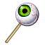 Зеленый чупа-глаз
