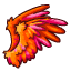 Внешность: Янтарно-вишневые крылья