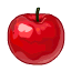 Фрукты, овощи и ягоды: Красное яблочко