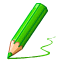 Зелёный карандаш