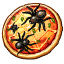 Пицца с пауками