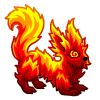 Мини-питомец Огненная кошка