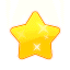 Жёлтая мерцающая звёздочка