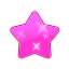 Розовая мерцающая звёздочка