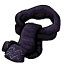 Чёрный бабушкин шарфик