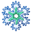 Оформление: Снежинка зимнего волшебства