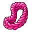 Розовый резиночный браслет