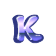Мерцающая буква K