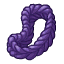 Фиолетовый резиночный браслет