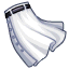 Белая юбка с пуговками