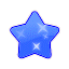 Голубая мерцающая звёздочка